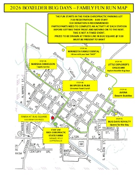 Family Fun Run Map